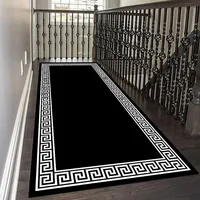 Nordic Modern Corridor Carpets Long Hallway Area Rug Geometry Bedroom Living Room Decoration Rugs Aisle Mat Anti-slip Floor Mats 1