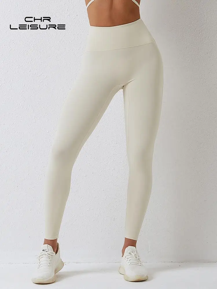 

CHRLEISURE Seamless Sport Push Up Gym Leggings Women High Waist Solid Color Seamless Sport Leggings Women Stretch Coquette Pants