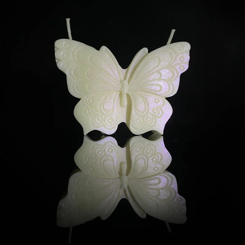 Sexy Low Temperature Candles Gilding40DegreesmColorful Gilding Butterfly Tearable Wax Drip Adult Sex Training Props