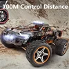 Brushless Power High Speed RC Car 1:10 4WD 60KM/H Metal Gear LED Searchlight Four Wheel Independent Suspension Radio Control Car 3