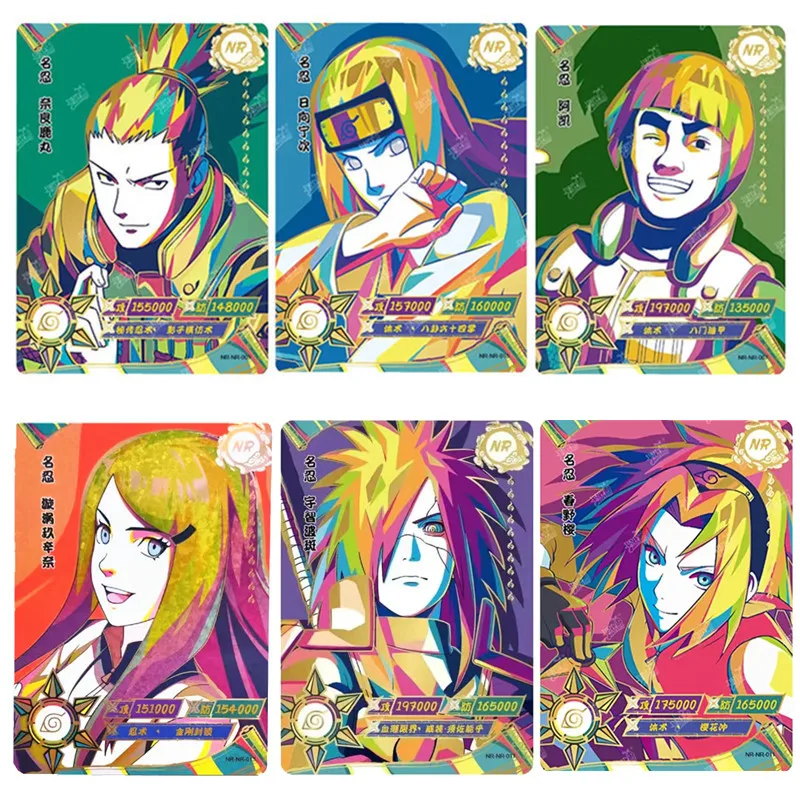 

Naruto Anime Card Kakashi Uchiha Madara Uchiha Sasuke NR Card Rare Collection Card Family Table Game Toy Children Christmas Gift
