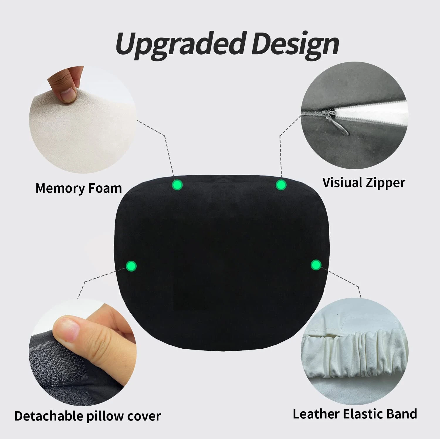 Soft Memory Foam Car Neck Pillow for Comfortable Driving