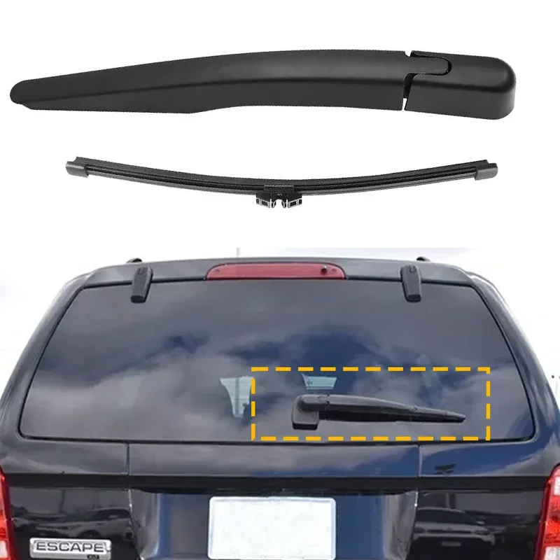 Rear Windshield Wiper Arm & Blade BB5Z17526C Fits Ford Escape 2013-2019 Windshield Windscreen Tailgate Window Brush 3