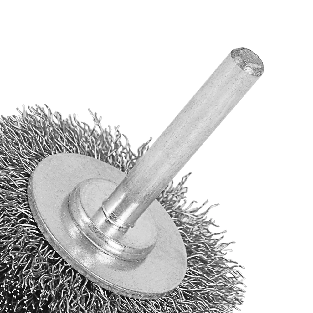 Drahtrad mit hoher Härte, 50 mm, Rostentfernungsdrahtbürste für Metall, Holzschnitzerei, Entgraten, Polieren, rotierendes Schleifwerkzeug – Detail 4