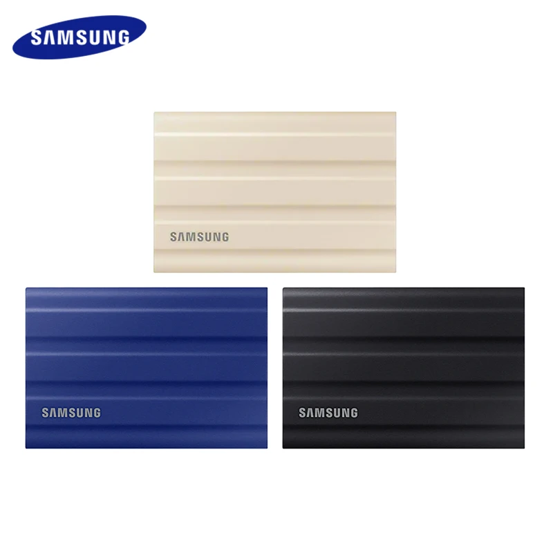 Samsung T7 Portable Shield Ssd 1Tb 2Tb 4Tb Disco A Stato Solido Esterno Ad Alta Velocità Usb 3.2 Gen2 Per Laptop Desktop