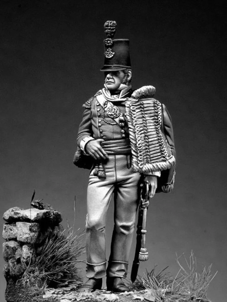 Neuer unmontierter 1/32 54mm Resin-Bausatz für britische Leichte Infanterie-Figuren, DIY-Spielzeug, unbemalte Bausätze