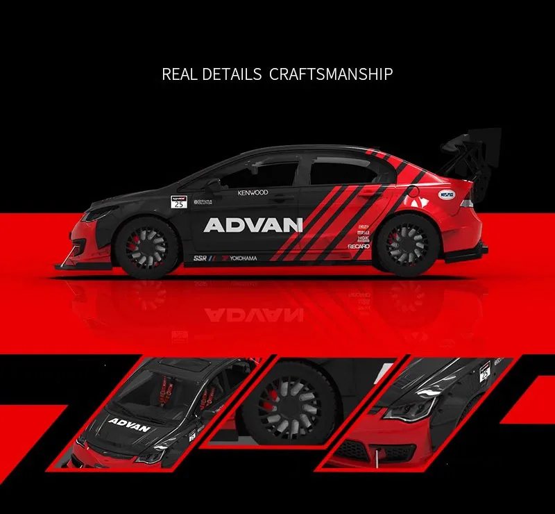 1/64 timemicro シビック アドバン仕様　フィギュア付属 Amazon | ホビージャパン(HobbyJAPAN) 1/64 Honda CIVIC TYPE R