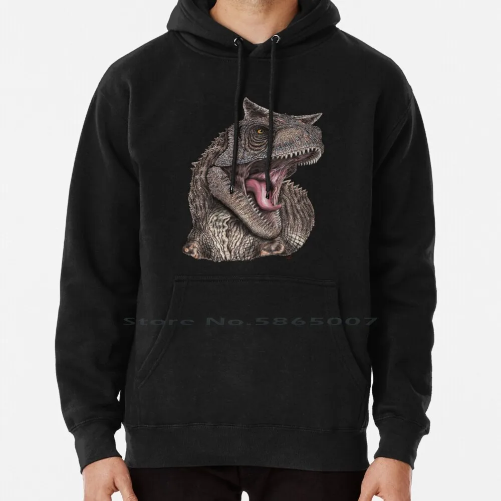 Carnotaurus Hoodie Sweater 6Xl Cotton Carnotaurus Dinosaur World Jwfk Women Teenage Big Size Pullover Sweater 4Xl 5Xl 6Xl