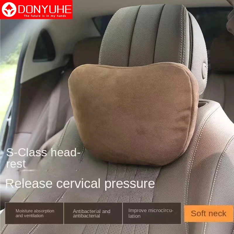 Car Pillow Car Headrest for 99% of The Models on The Market Neck Pillow Seat Lumbar for Maybach Mercedes Benz