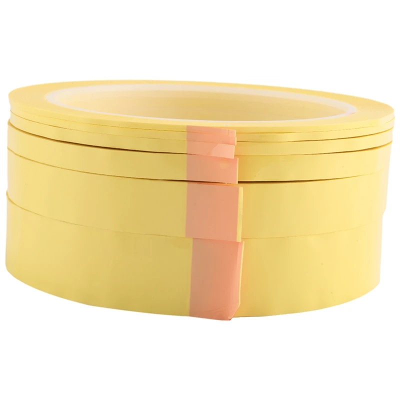 

6 Rolls Fine Line Tape 1/16,7/10,1/8,1/4,1/2,3/4 Inch X 55Yard, Fineline Masking Tape, Painters Automotive Masking Tape