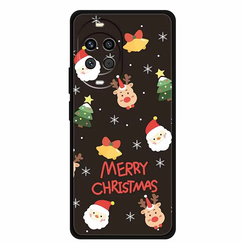 Festive Cartoon Christmas Soft TPU Phone Case - Fun & Durable Bumper Cover