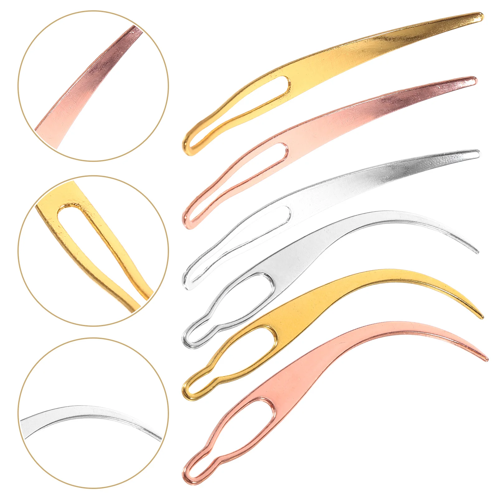 6 Pcs Crochet Hooks Dreadlock Tool Sister Locks Interlocking Needles Hair Locking Tools For Hair Care Styling Braiding