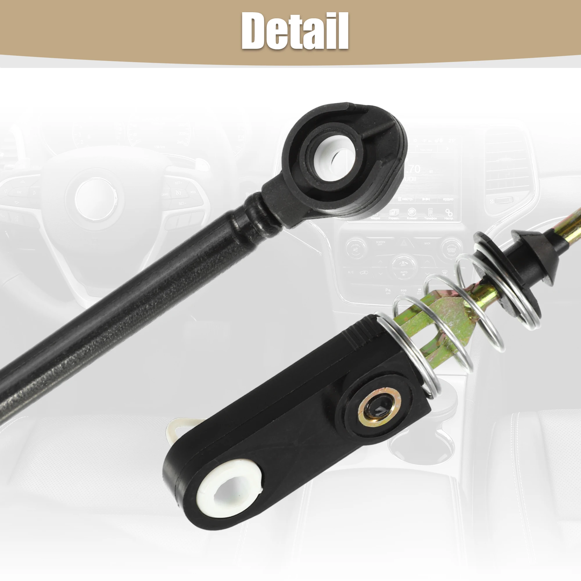X Autohaux Automatic Transmission Shifter Cable Gear Shift Control Lever Selector Cable No.52109781AF for Dodge Nitro 2007-2011