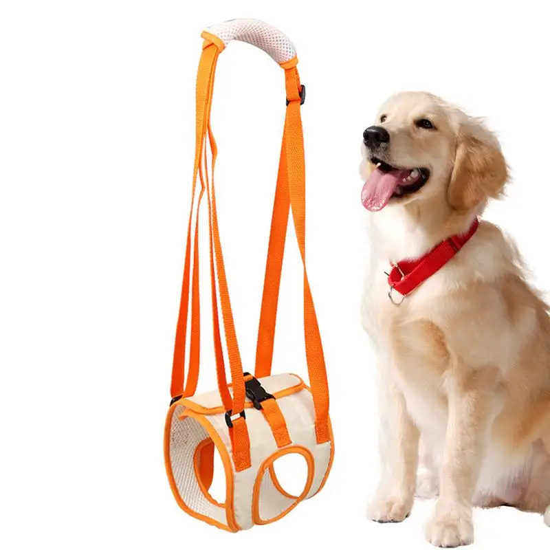 

Регулируемый поясной ремень для собак, поддержка бедер, спины и бедер, дышащий вспомогательный пояс с удобной ручкой