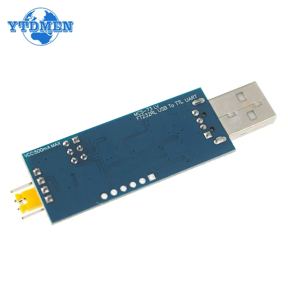 FT232RL USB To TTL Serial Port Module 5V 3.3V 1.8V Level Download Program Line  Serial Interface Module FT232