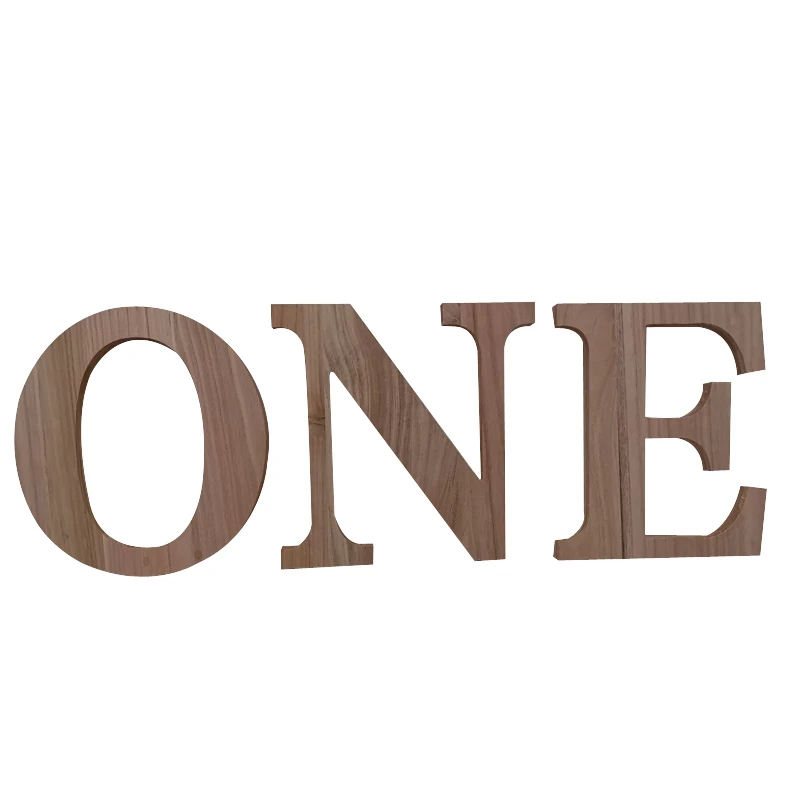 

ONE Freestanding letters, custom wood letters, personalised gift