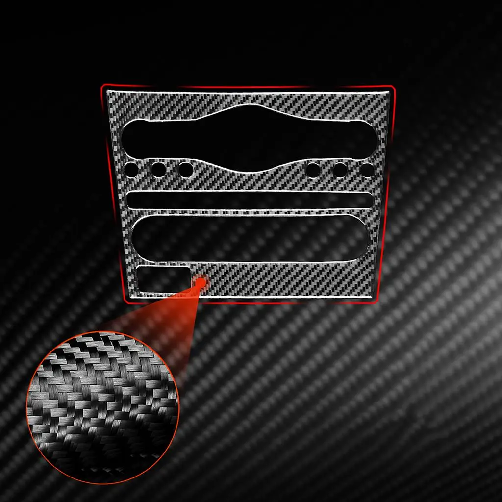 

Крышка панели управления автомобильным радио отделка запчасти из углеродного волокна для G37