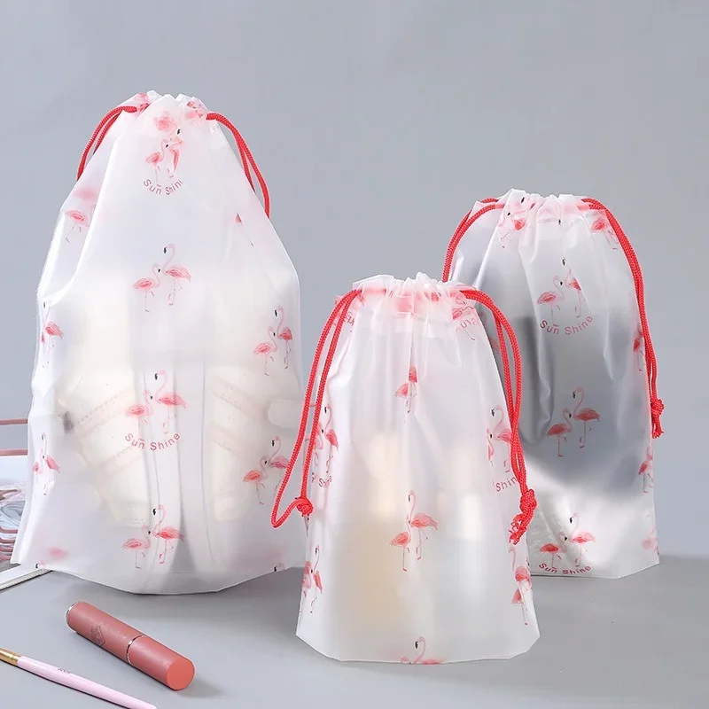 Cartoon Printing Drawstring Swimming Storage Bag Sports Travel Clothes Underwear Shoes Cosmetic Waterproof Organizer 3pcs/set dry bag,waterproof bag,swimming bag,moving storage bag