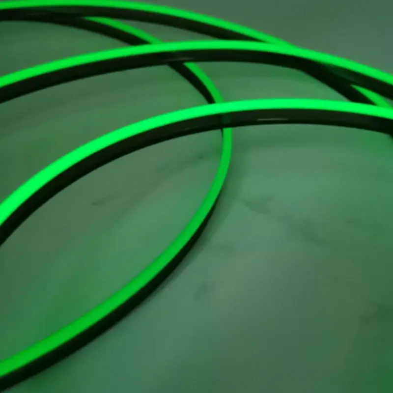 Black Bendable Solid Core 2.5mm(Dia.) T-shape Side Glow Fiber Optic Cable w/Skirt fin Car Decorative Atmosphere DIY Lighting fiber optic cable