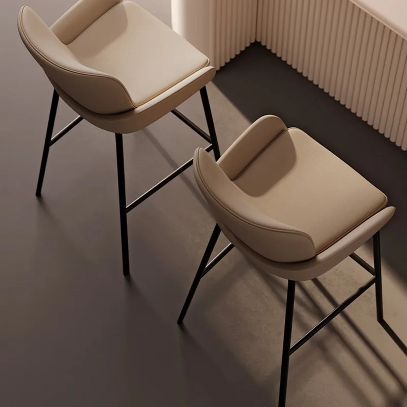 Bar Stools Ergonomic Aesthetic Living Room Accent Office Chair Modern Long Height Relaxing Furniture