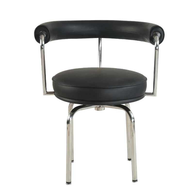 

Custom LC7 Tournant Chair Tunan Chair Simple Modern Designer Swivel Lounge Reception Leather Chair