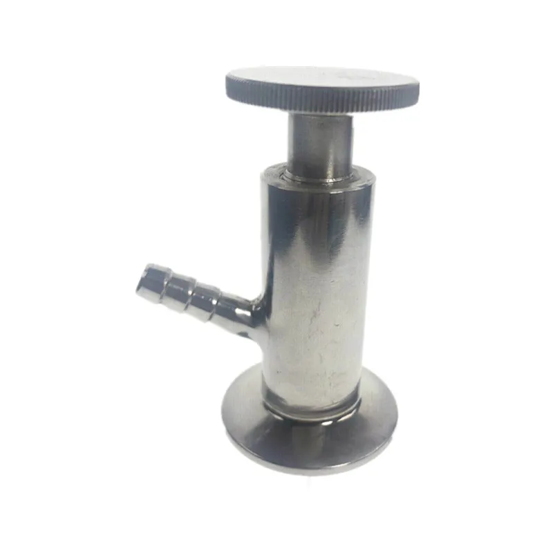 304 스테인리스 스틸 위생 샘플링 밸브, 페룰 OD 핏 1/2 1.5 트라이 클램프, 50.5mm, 25.4mm