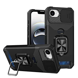 Heavy Duty Camera and Card Clip Case with Sliding Cover - 7 8 Or SE2020 (Black)