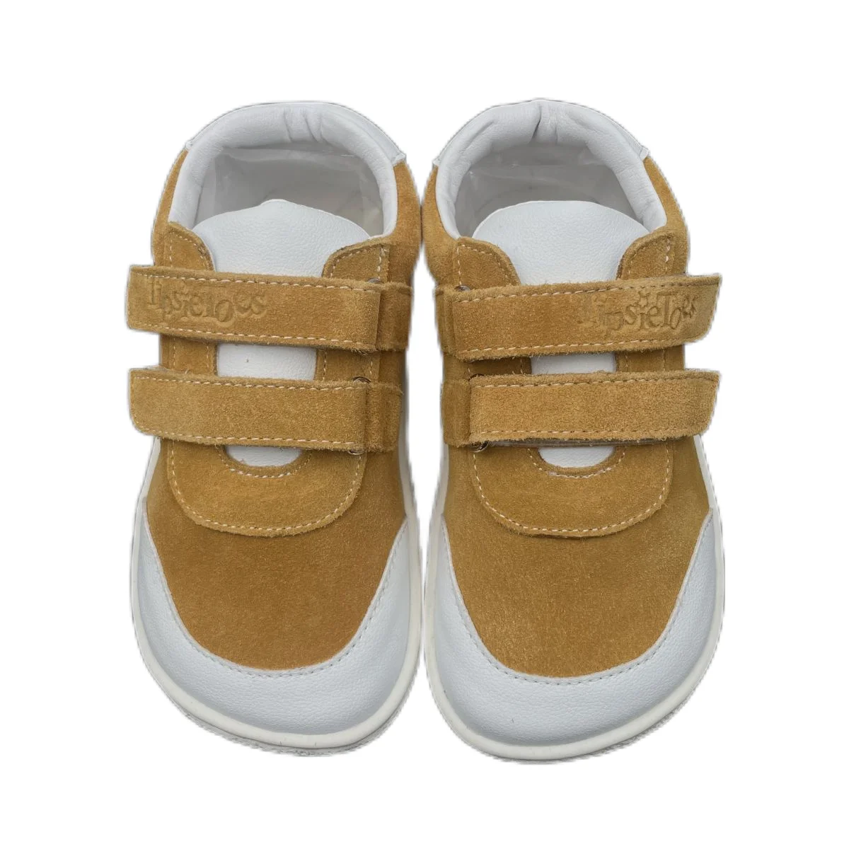 Tipsietoes New 2025 Spring Autumn Genuine Breathable Leather Sports Running Shoes For Girls And Boys Kids Barefoot Sneaker 2