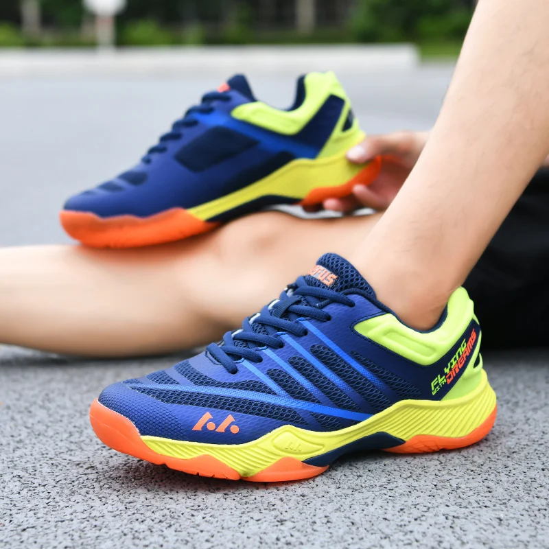 

Brand Professional Tennis Shoes Men Women Breathable High Quality Sneakers Size 46 Men Non-slip Badminton Shoes for Men Trainers