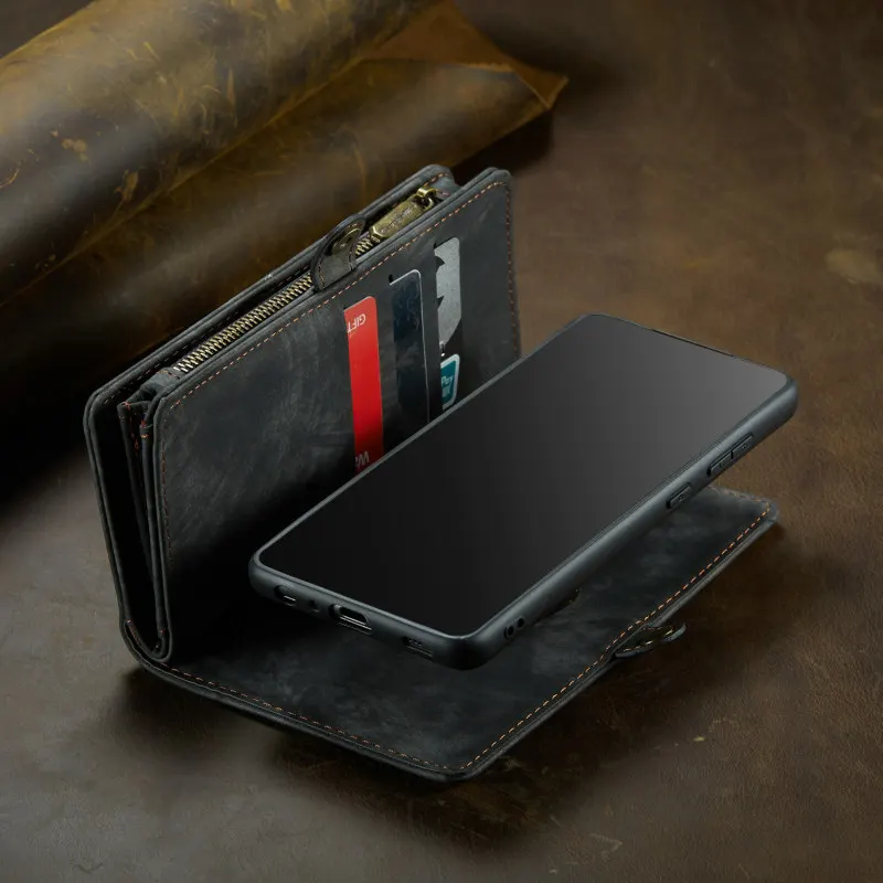 CaseMe Zipper Wallet Phone Case – Multi-Function Detachable Card Holder