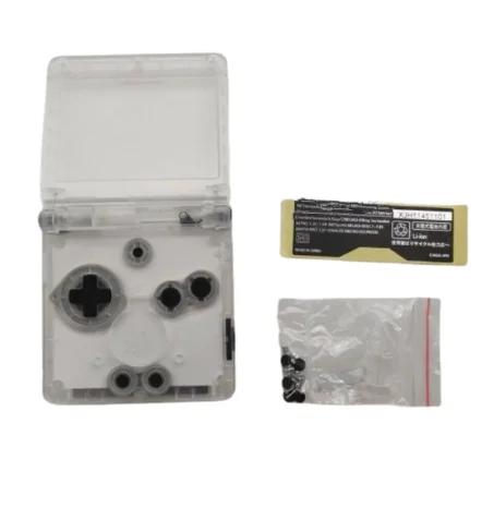 Replacement Repair Transparent Housing Shell Case Cover Part Kit Button Pads Crystal for Gameboy Advance SP GBA SP gba single card