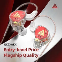 QKZ AKX 3.5mm In-ear Wired Earphones Dynamic HIFI Bass Earbuds Monitor Headphone Sport Noise Cancelling Headset 1