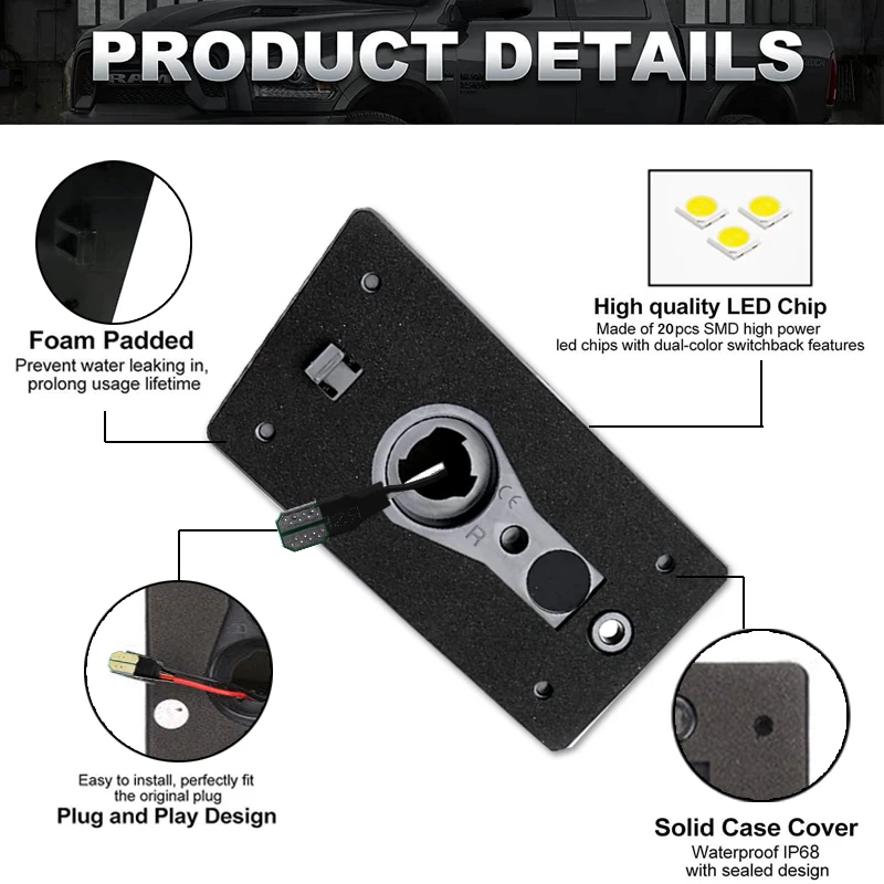 ハマーh2suv/sutキャブ用ルーフマーカー,サイドマーカー,信号灯