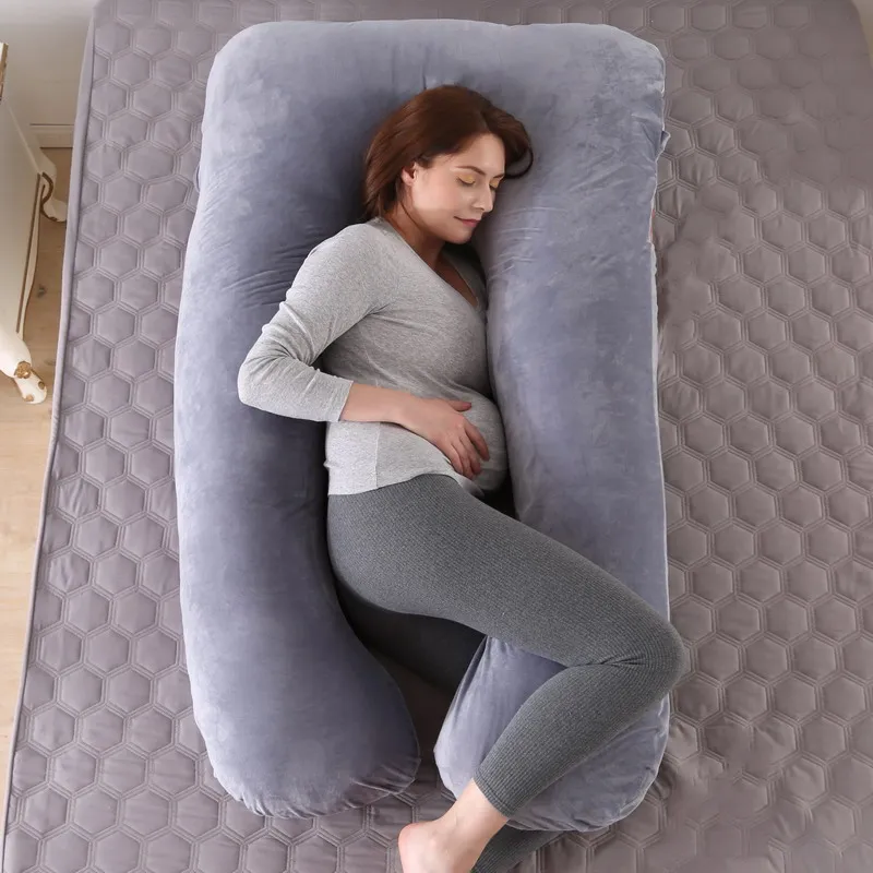 120x70cm Pregnant Pillow for Pregnant Women Soft Cushions of Pregnancy Maternity Support Breastfeeding for Sleep