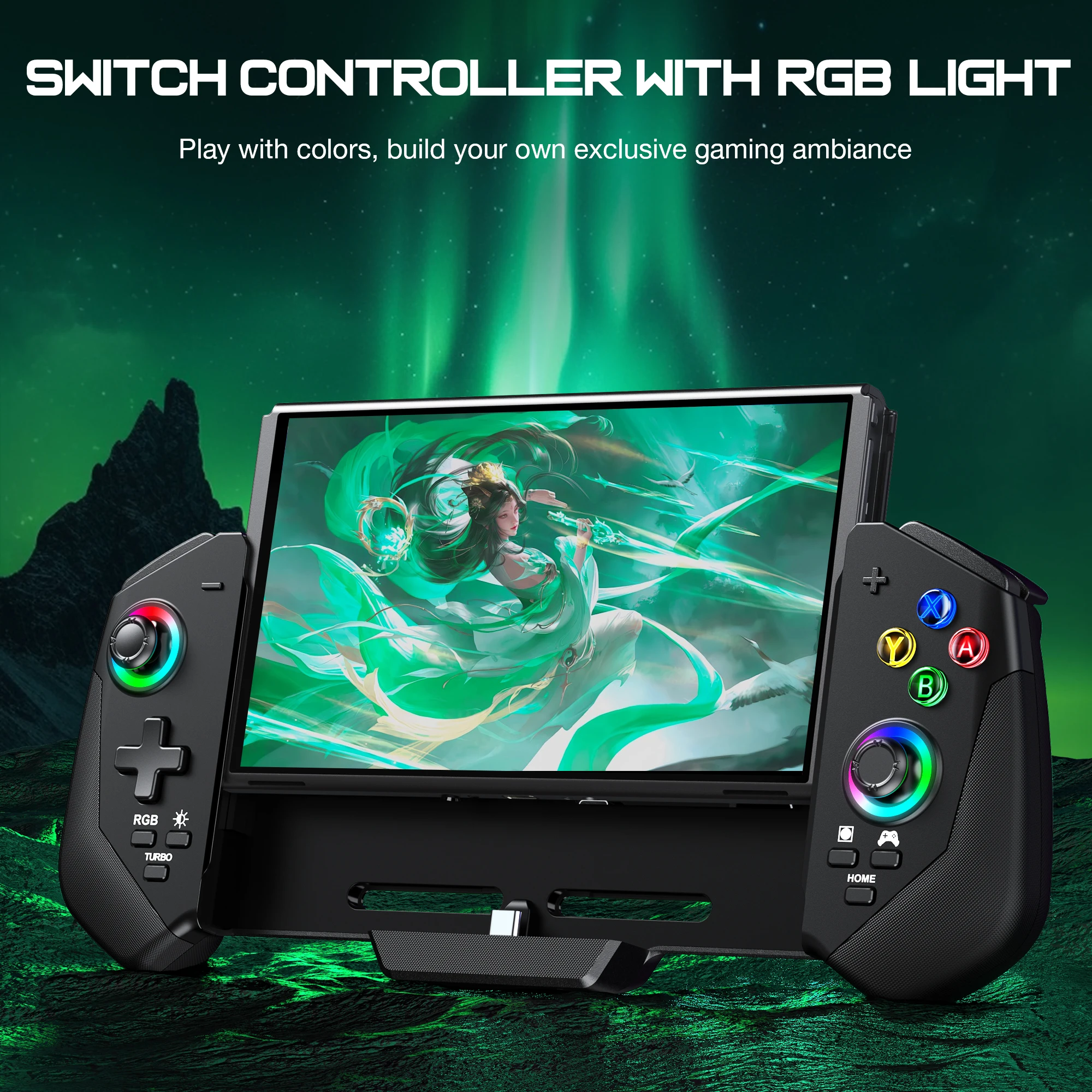 BEBONCOOL RGB Ȧ ̽ƽ, ٵ ġ, ġ OLED  е , 6  ̷   , JC300