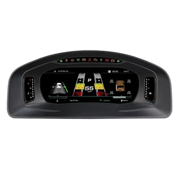Panel de instrumentos digital de 10.25 pulgadas para Volkswagen Multivan T5 2003-2015, cabina virtual, tablero de instrumentos, velocímetro 1