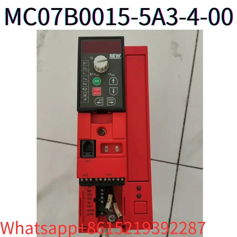 

second-hand MC07B0015-5A3-4-00 frequency converter tested ok