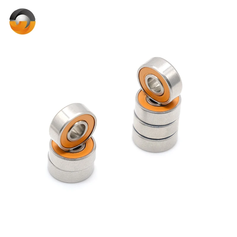 S694-2RS CB ABEC-7 스테인레스 스틸 하이브리드 Si3N4 세라믹 볼 베어링, 낚시 기어 S694RS, 4x11x4mm, 10 개