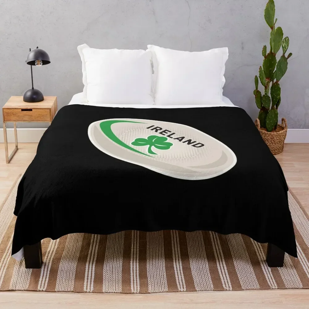 

Ireland Rugby Throw Blanket Furrys for sofa Blankets
