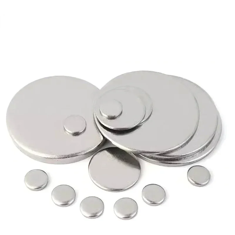20개 직경 13/14/15/16/18/20mm 두께 1mm-3mm 304 스테인리스 스틸 원형 플레이트 디스크 패드 플레이트 시트 원형 평판 와셔