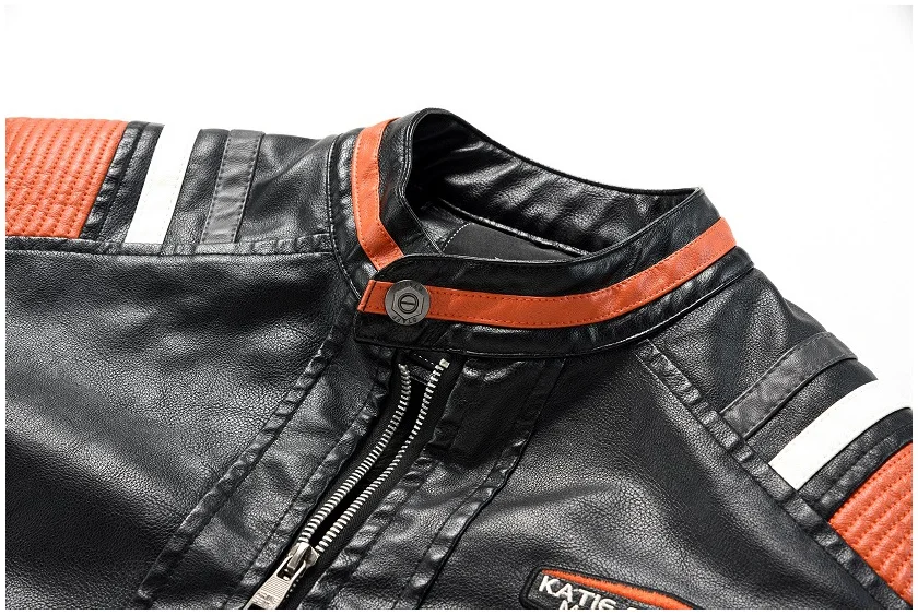 Texwood men's casual and sports wear store, summer beach clothes, men's leather fashion, jewelry, sunglasses Men 2022 Autumn New Brand Casual Motor Biker Distressed Leather Jacket Coat Men Winter Outwear Vintage Faux Leather Jacket Men