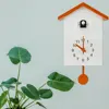 Cuckoo Clock with Chimer Bird House Cuckoo Sound Clock Battery Powered Cuckoo Wall Clock for Wall Art Home Living Room Decor 1