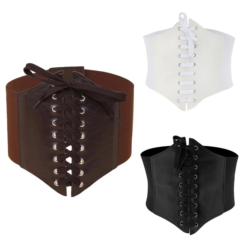 

Women Solid Color Lift Up Boned Underbust Corset Lingerie with Adjustable Belt