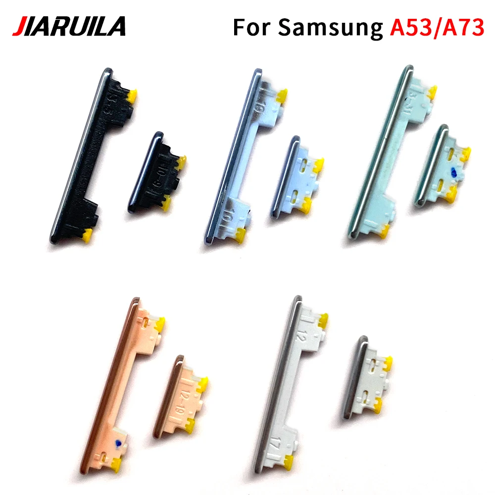 측면 볼륨 단추 및 전원 켜기/끄기 버튼 키 세트, 삼성 A33 5G A336B A34 A35 A53 A73 교체 부품, 신제품