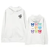 KPOP LOVELYS Album Hoodie Hip Hop Casual Loose Hooded Clothes Pullover Print Long Sleeve Sweatshirts kawaii Cartoon hoody 3