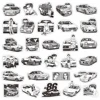 10/30/75PCS Initial D Anime Stickers Cartoon Kids DIY Funny Decals Gift DIY Suitcase Phone Skateboard Fridge Helmet Cool Toys 4