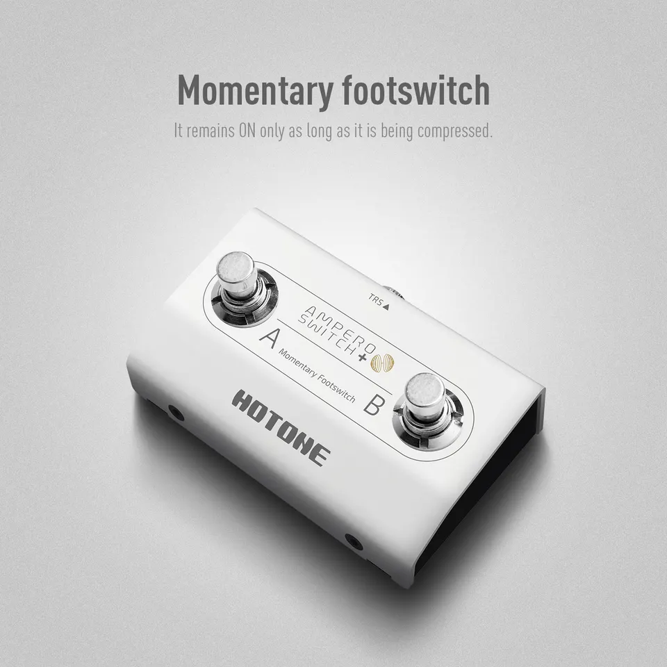 HOTONE Ampero Switch+ 2-Way Momentary Dual Footswitch Foot