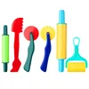 6pcs Bundle New Creative 3D Plasticine Tools Playdough Kit Color Play Dough Model Tool Toys Clay Moulds Deluxe Set 4