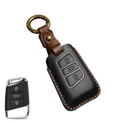 Premium Car Key Case Cover - Sleek and Durable Auto Accessory (A black)