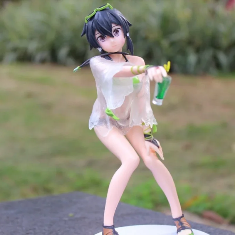 

Аниме Меч 22 см, искусство онлайн, экшн-фигурка EXQ Asada Shino, Коллекционная модель из ПВХ, кукла, мультяшный декор, детские игрушки, подарки